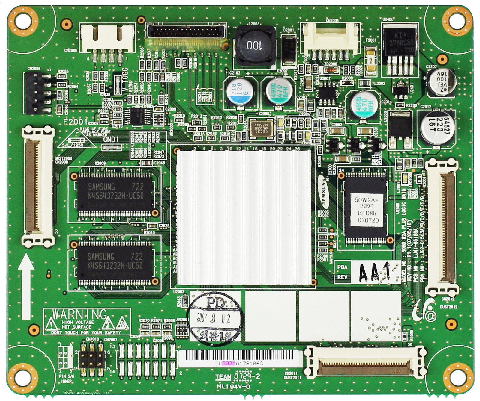 Samsung BN9606095A (LJ9201503A) Main Logic CTRL Board getestet [BN96